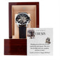My Favorite Cousin Men's Openwork Watch with Mahogany Box