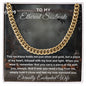 The Midnight Moon Cuban Chain, Ignite His Inner Dark Knight!