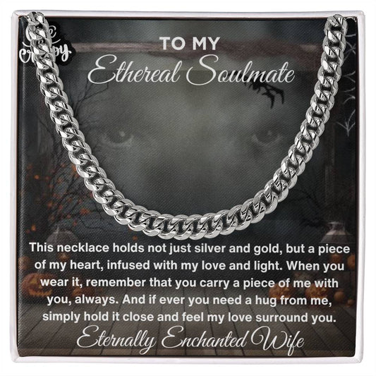 The Midnight Moon Cuban Chain, Ignite His Inner Dark Knight!