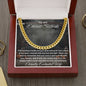The Midnight Moon Cuban Chain, Ignite His Inner Dark Knight!