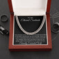 The Midnight Moon Cuban Chain, Ignite His Inner Dark Knight!