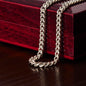 The Midnight Moon Cuban Chain, Ignite His Inner Dark Knight!