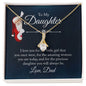 To My Daughter Alluring Beauty Necklace