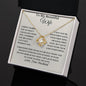 My Beautiful Wife' Love Knot Necklace