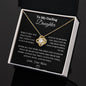 My Darling Daughter Love Knot Necklace