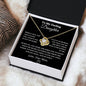 My Darling Daughter Love Knot Necklace