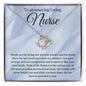 Nurse Love Knot Necklace Thank You Gift