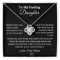 My Darling Daughter Love Knot Necklace