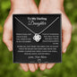 My Darling Daughter Love Knot Necklace