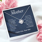MOTHER'S DAY SALE! 50% Off! HURRY! (Almost Sold Out) Mother Love Knot -Necklace From-Son