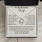 My Beautiful Wife' Love Knot Necklace