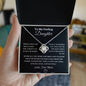 My Darling Daughter Love Knot Necklace