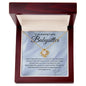 An amazing Caring Babysitter Love Knot Necklace