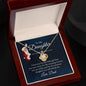 To My Daughter Love Knot Necklace