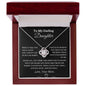 My Darling Daughter Love Knot Necklace