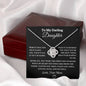 My Darling Daughter Love Knot Necklace