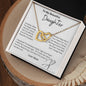 💖 Introducing the Interlocking Hearts Necklace: A Timeless Treasure for Your Beloved Daughter or Granddaughter! 💖