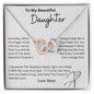 💖 Introducing the Interlocking Hearts Necklace: A Timeless Treasure for Your Beloved Daughter or Granddaughter! 💖