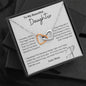 💖 Introducing the Interlocking Hearts Necklace: A Timeless Treasure for Your Beloved Daughter or Granddaughter! 💖
