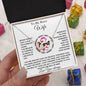 Hopeful Hearts: Breast Cancer Awareness Necklace (Wife)