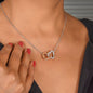Hopeful Hearts: Breast Cancer Awareness Necklace (Wife)