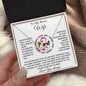 Hopeful Hearts: Breast Cancer Awareness Necklace (Wife)
