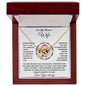 Hopeful Hearts: Breast Cancer Awareness Necklace (Wife)