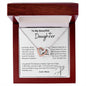 💖 Introducing the Interlocking Hearts Necklace: A Timeless Treasure for Your Beloved Daughter or Granddaughter! 💖