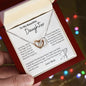 💖 Introducing the Interlocking Hearts Necklace: A Timeless Treasure for Your Beloved Daughter or Granddaughter! 💖