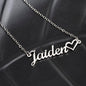 Babysitter Heart Name Necklace Thank You Gift