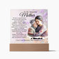 To My Beautiful Mother Acrylic Plaque B-6 Acrylic Plaque