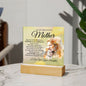 To My Beautiful Mother Acrylic Plaque A-3
