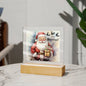 Brighten Your Holidays with our Light-Up Acrylic Santa!