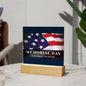 MEMORIAL DAY REMEMBER AND HONOR Acrylic Plaque