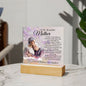 To My Beautiful Mother Acrylic Plaque B-5 Acrylic Plaque