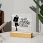 DAD in the Streets Acrylic Square Plaque