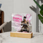 It Came, We Fought, I Won! Warrior's Embrace: Defenders of Hope Acrylic Square Plaque (4)