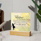 To My Mother On My Wedding Day Acrylic Plaque