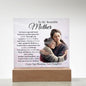 To My Beautiful Mother Acrylic Plaque B-2 Acrylic Plaque