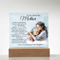 To My Beautiful Mother Acrylic Plaque B-4 Acrylic Plaque