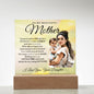 To My Beautiful Mother Acrylic Plaque A-8