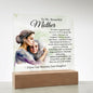 To My Beautiful Mother Acrylic Plaque B-1 Acrylic Plaque