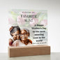 Favorite Aunt Mother's Day Acrylic Plaque