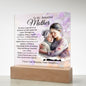To My Beautiful Mother Acrylic Plaque B-6 Acrylic Plaque