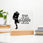 DAD in the Streets Acrylic Square Plaque