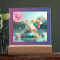 Celebrate the Arrival With 'It's a Girl' Light-Up Acrylic Keepsake