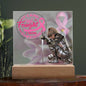 It Came, We Fought, I Won! Warrior's Embrace: Defenders of Hope Acrylic Square Plaque (3)