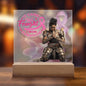 It Came, We Fought, I Won! Warrior's Embrace: Defenders of Hope Acrylic Square Plaque (4)