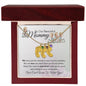 To Our Beautiful Mommy-(Quadruplets) Custom Baby Feet Necklace with Birthstone
