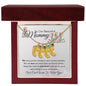 To Our Beautiful Mommy-(Quadruplets) Custom Baby Feet Necklace with Birthstone